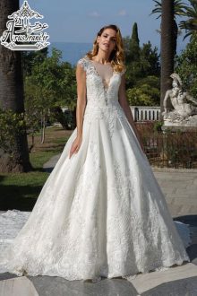 لباس مجلسی پرنسس دنباله دار 2020