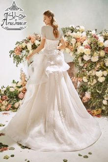 لباس عروس طرح A دنباله دار 2020