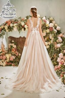 لباس عروس طرح A دنباله دار 2020