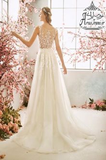 لباس عروس سلطنتی دنباله دار 2020