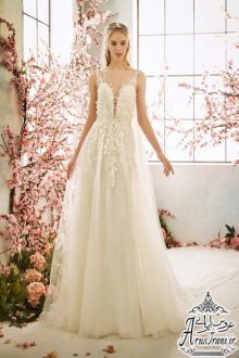 لباس عروس سلطنتی دنباله دار 2020