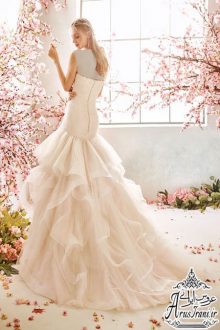 لباس عروس طرح A دنباله دار 2020